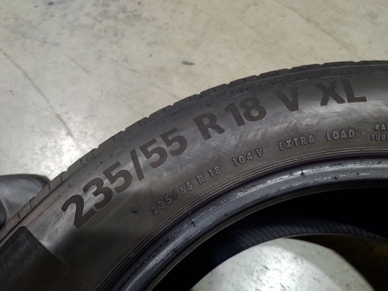 4 Gomme usate 235 55 18 Pneumatici Estivi CONTINENTAL 4 Gomme usate 235 55 18 Pneumatici Estivi CONTINENTAL
