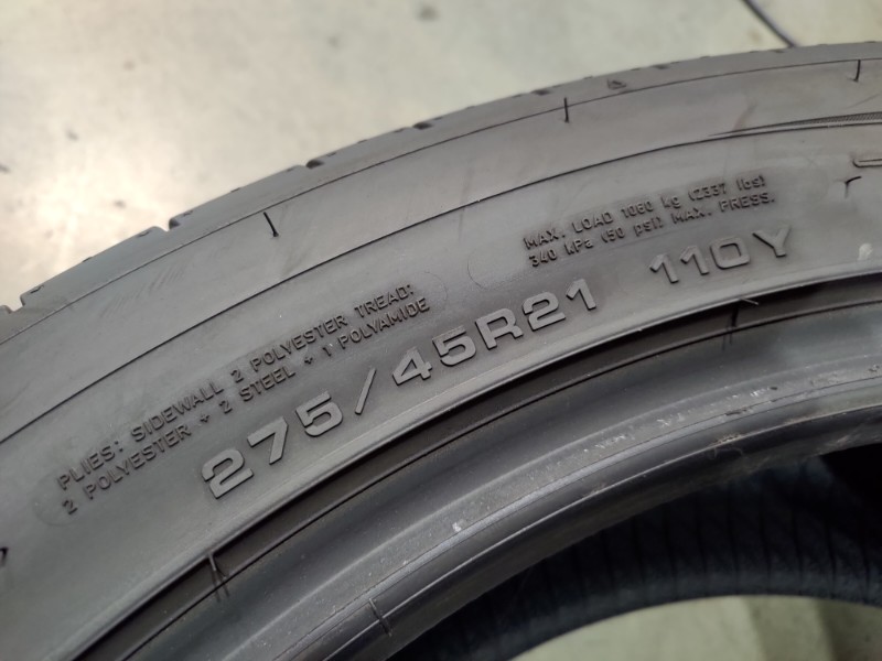 2 Gomme usate 275 45 21 Pneumatici Estivi DUNLOP 2 Gomme usate 275 45 21 Pneumatici Estivi DUNLOP