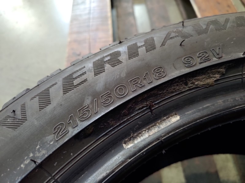 1 Gomma usata 215 50 18 Pneumatici Invernali FIRESTONE 1 Gomma usata 215 50 18 Pneumatici Invernali FIRESTONE