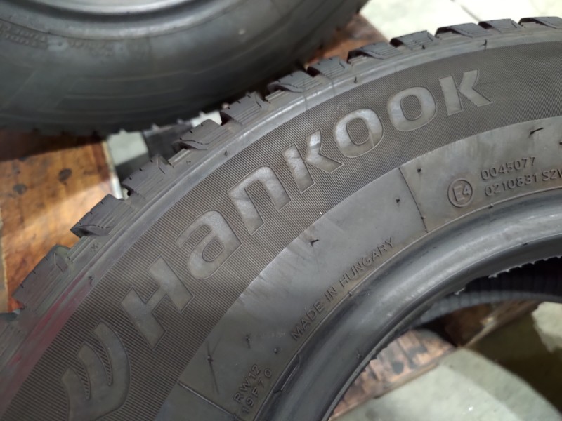 4 Gomme usate 185 75 14 C Pneumatici Invernali HANKOOK 4 Gomme usate 185 75 14 C Pneumatici Invernali HANKOOK
