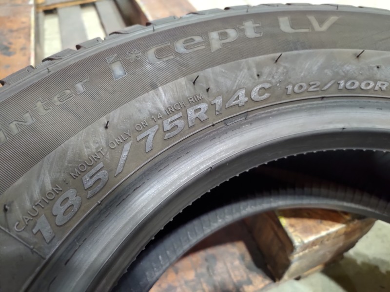 4 Gomme usate 185 75 14 C Pneumatici Invernali HANKOOK 4 Gomme usate 185 75 14 C Pneumatici Invernali HANKOOK