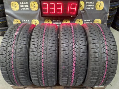 4 Gomme usate 215 60 16 Pneumatici Invernali PIRELLI