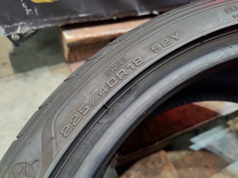 2 Gomme usate 225 40 18 Pneumatici Estivi GOODYEAR 2 Gomme usate 225 40 18 Pneumatici Estivi GOODYEAR