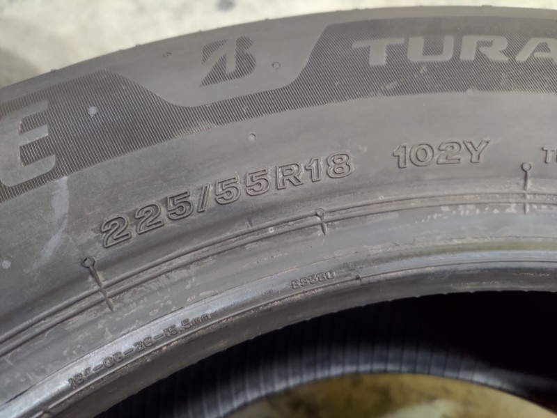 4 Gomme usate 225 55 18 Pneumatici Estivi BRIDGESTONE 4 Gomme usate 225 55 18 Pneumatici Estivi BRIDGESTONE