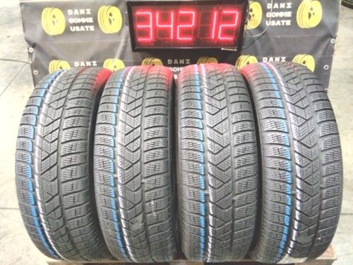 4 Gomme usate 215 60 17 Pneumatici Invernali PIRELLI
