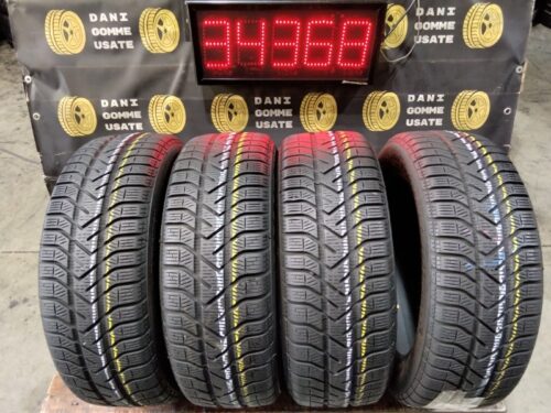 4 Gomme usate 195 55 16 Pneumatici Invernali PIRELLI