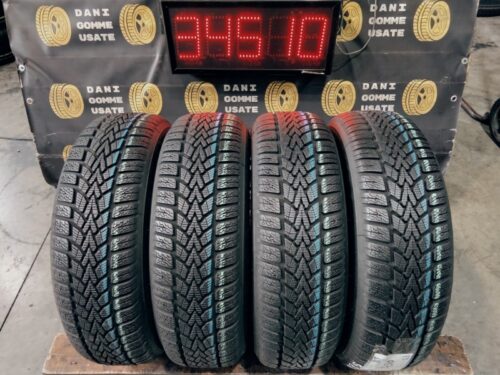 4 Gomme usate 185 65 15 Pneumatici Invernali DUNLOP