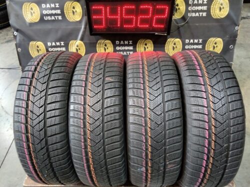 4 Gomme usate 205 60 16 Pneumatici Invernali PIRELLI