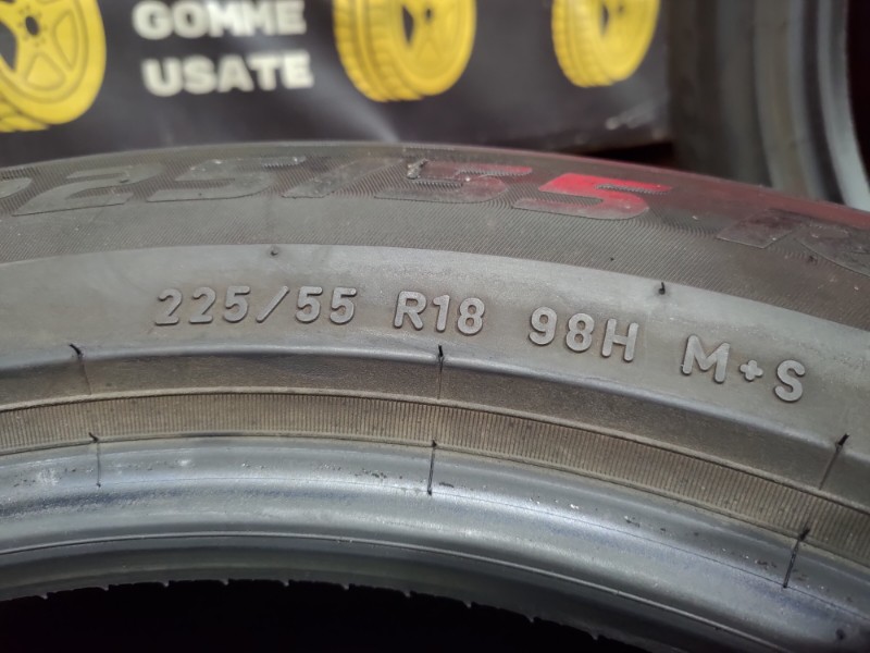 4 Gomme usate 225 55 18 Pneumatici Invernali PIRELLI 4 Gomme usate 225 55 18 Pneumatici Invernali PIRELLI