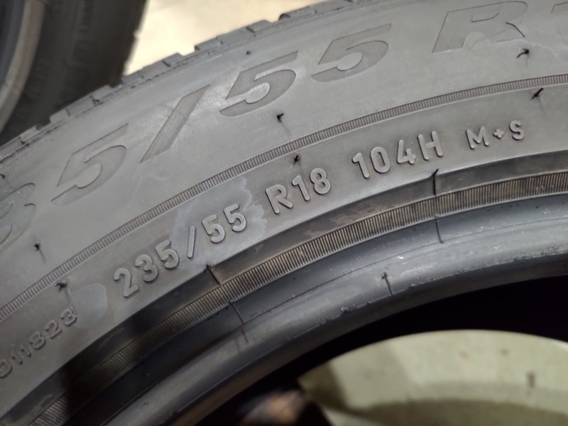 4 Gomme usate 235 55 18 Pneumatici Invernali PIRELLI 4 Gomme usate 235 55 18 Pneumatici Invernali PIRELLI