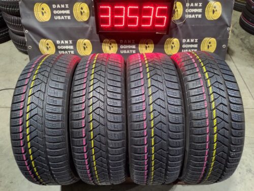 4 Gomme usate 225 50 18 Pneumatici Invernali PIRELLI