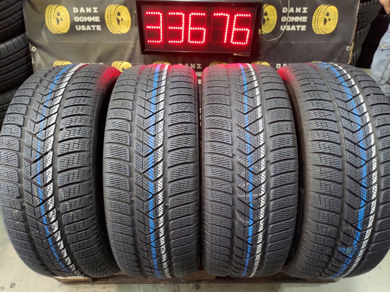 4 Gomme usate 235 55 18 Pneumatici Invernali PIRELLI 4 Gomme usate 235 55 18 Pneumatici Invernali PIRELLI