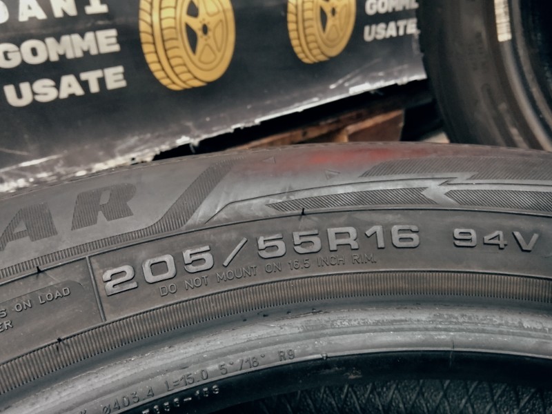 4 Gomme usate 205 55 16 Pneumatici Invernali GOODYEAR 4 Gomme usate 205 55 16 Pneumatici Invernali GOODYEAR