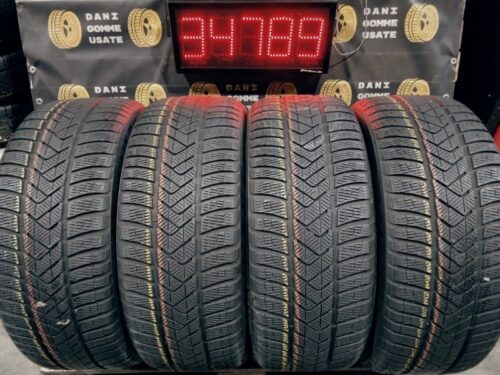 4 Gomme usate 245 45 18 Pneumatici Invernali PIRELLI