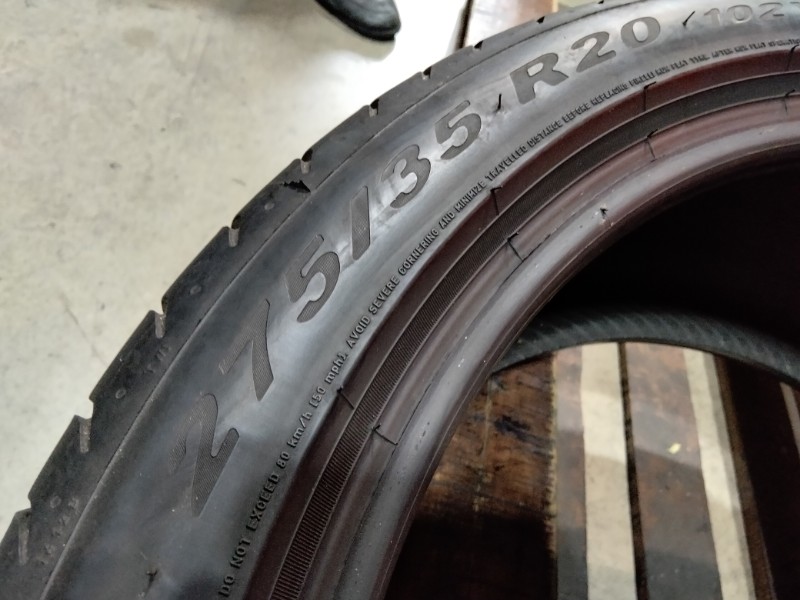 2 Gomme usate 275 35 20 RUN FLAT Pneumatici Estivi PIRELLI 2 Gomme usate 275 35 20 RUN FLAT Pneumatici Estivi PIRELLI