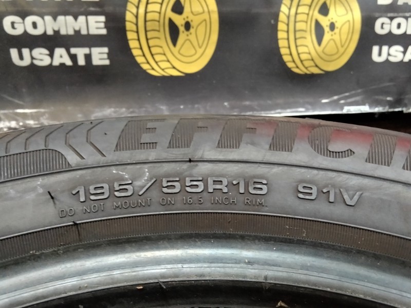 2 Gomme usate 195 55 16 Pneumatici Estivi GOODYEAR 2 Gomme usate 195 55 16 Pneumatici Estivi GOODYEAR