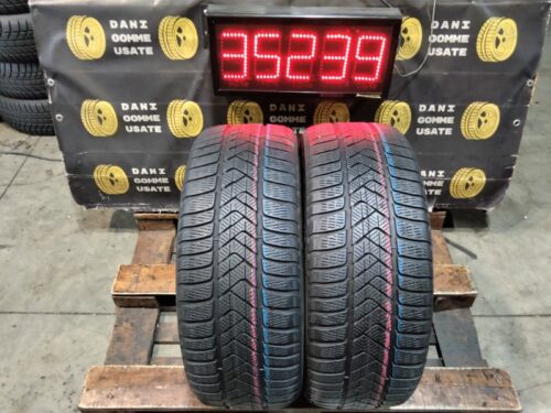 2 Gomme usate 225 45 18 RUN FLAT Pneumatici Invernali PIRELLI