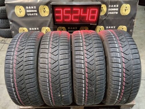 4 Gomme usate 215 55 17 Pneumatici Invernali PIRELLI