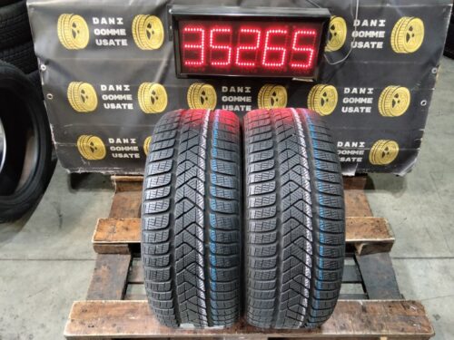 2 Gomme usate 215 45 17 Pneumatici Invernali PIRELLI