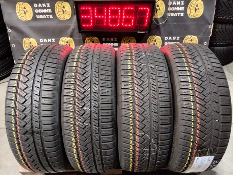 4 Gomme usate 215 55 18 Pneumatici Invernali CONTINENTAL 4 Gomme usate 215 55 18 Pneumatici Invernali CONTINENTAL