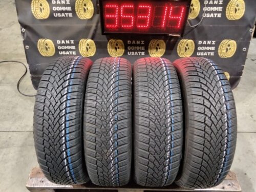 4 Gomme usate 185 65 15 Pneumatici Invernali BRIDGESTONE