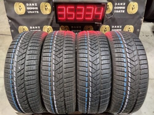4 Gomme usate 225 50 18 Pneumatici Invernali PIRELLI