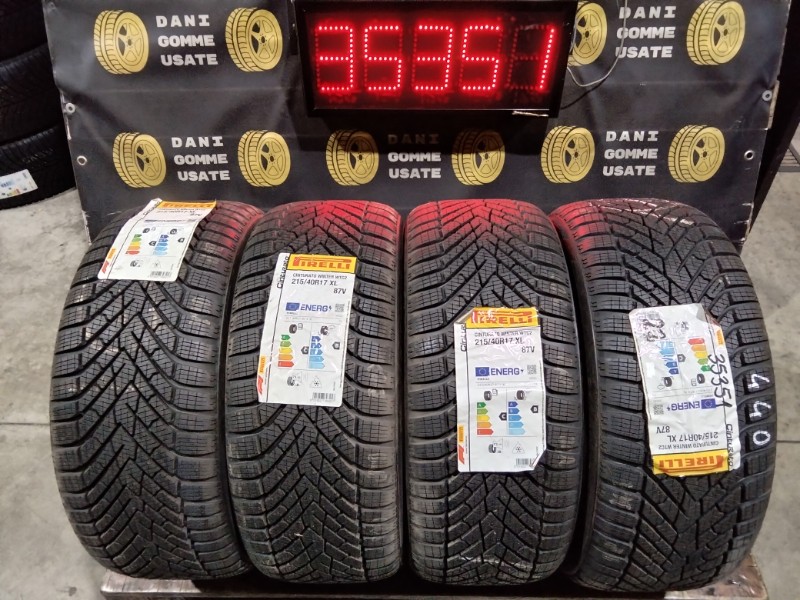 4 Gomme nuove 215 40 17 Pneumatici Invernali PIRELLI 4 Gomme nuove 215 40 17 Pneumatici Invernali PIRELLI