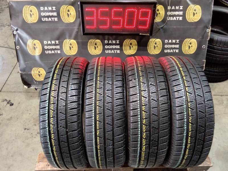 4 Gomme usate 195 60 16 C Pneumatici Invernali PIRELLI 4 Gomme usate 195 60 16 C Pneumatici Invernali PIRELLI