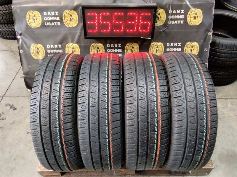 4 Gomme usate 215 65 16 C Pneumatici Invernali PIRELLI 4 Gomme usate 215 65 16 C Pneumatici Invernali PIRELLI