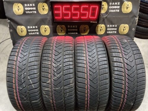 4 Gomme usate 225 45 18 RUN FLAT Pneumatici Invernali PIRELLI