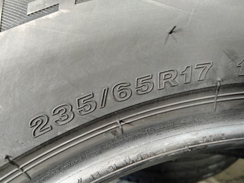 4 Gomme usate 235 65 17 Pneumatici Invernali FIRESTONE 4 Gomme usate 235 65 17 Pneumatici Invernali FIRESTONE