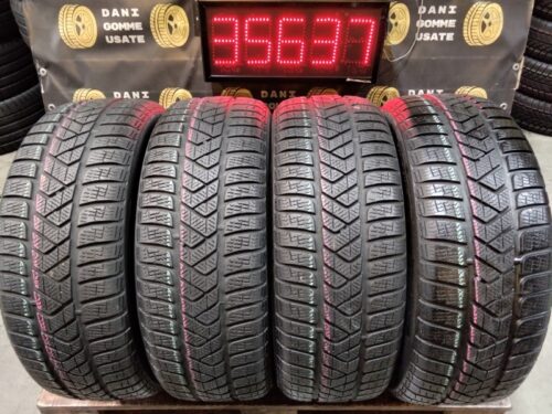 4 Gomme usate 215 60 16 Pneumatici Invernali PIRELLI