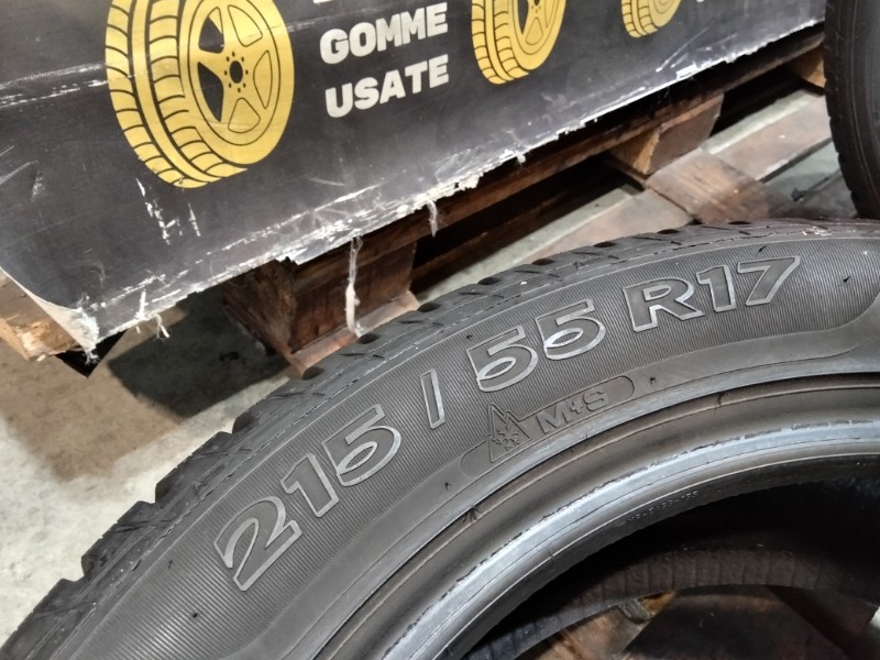 4 Gomme usate 215 55 17 Pneumatici Invernali SAVA 4 Gomme usate 215 55 17 Pneumatici Invernali SAVA