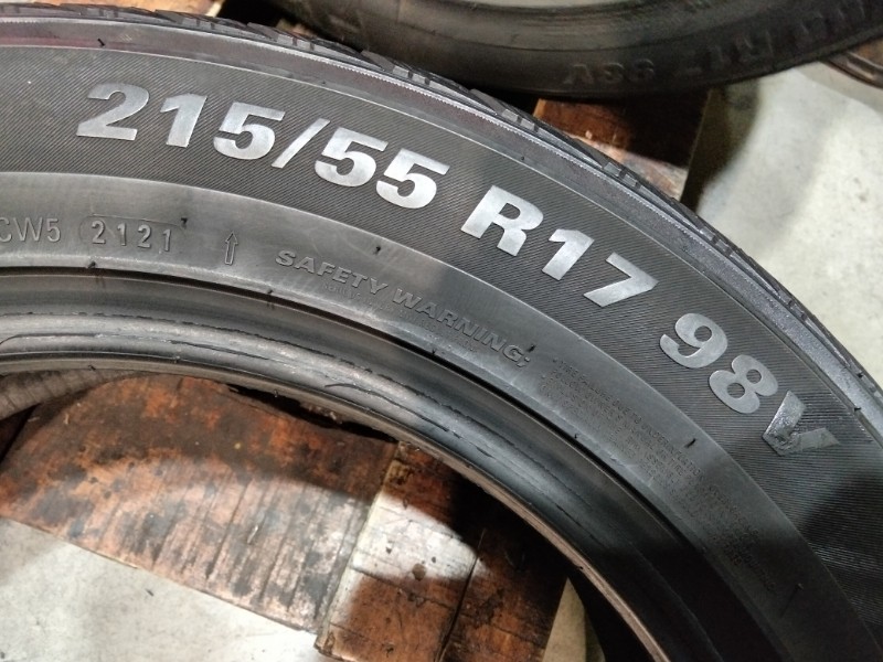 4 Gomme usate 215 55 17 Pneumatici Invernali KUMHO 4 Gomme usate 215 55 17 Pneumatici Invernali KUMHO
