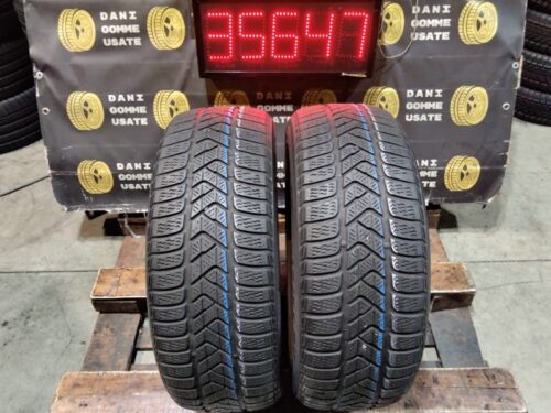 2 Gomme usate 205 55 17 Pneumatici Invernali PIRELLI