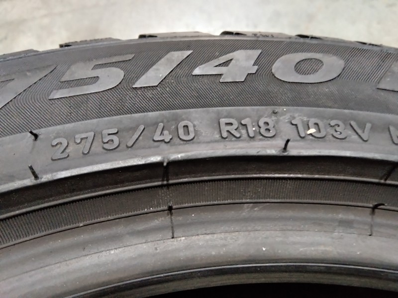 2 Gomme usate 275 40 18 Pneumatici Invernali PIRELLI 2 Gomme usate 275 40 18 Pneumatici Invernali PIRELLI