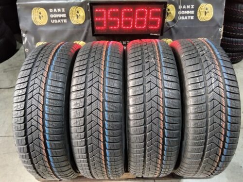 4 Gomme usate 225 60 18 Pneumatici Invernali PIRELLI