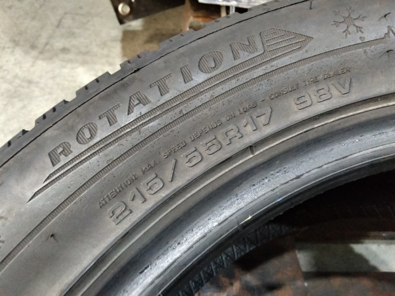 2 Gomme usate 215 55 17 Pneumatici Invernali DUNLOP 2 Gomme usate 215 55 17 Pneumatici Invernali DUNLOP