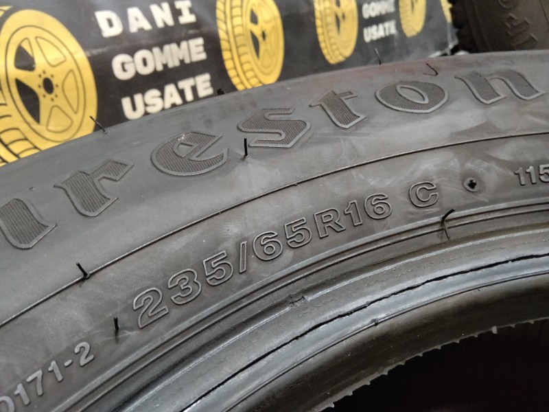 4 Gomme usate 235 65 16 C Pneumatici Invernali FIRESTONE 4 Gomme usate 235 65 16 C Pneumatici Invernali FIRESTONE