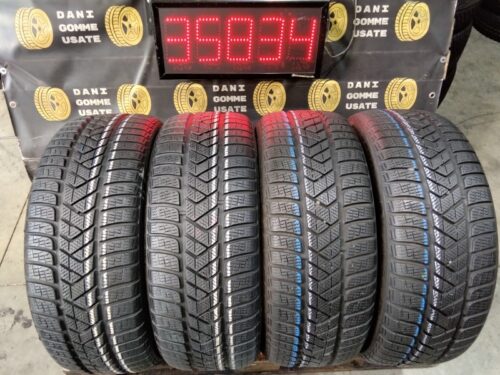 4 Gomme usate 225 45 18 Pneumatici Invernali PIRELLI