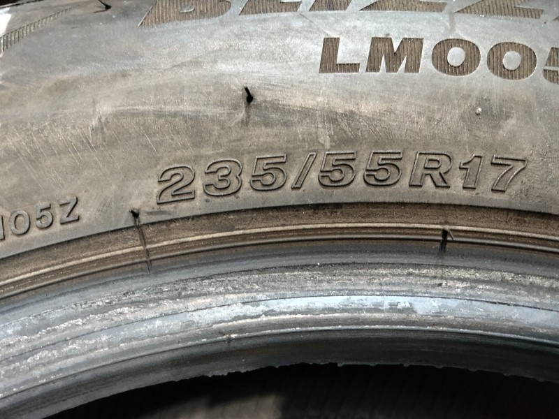2 Gomme usate 235 55 17 Pneumatici Invernali BRIDGESTONE 2 Gomme usate 235 55 17 Pneumatici Invernali BRIDGESTONE