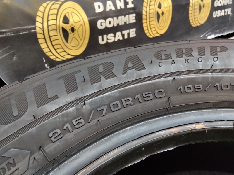 4 Gomme usate 215 70 15 C Pneumatici Invernali GOODYEAR 4 Gomme usate 215 70 15 C Pneumatici Invernali GOODYEAR