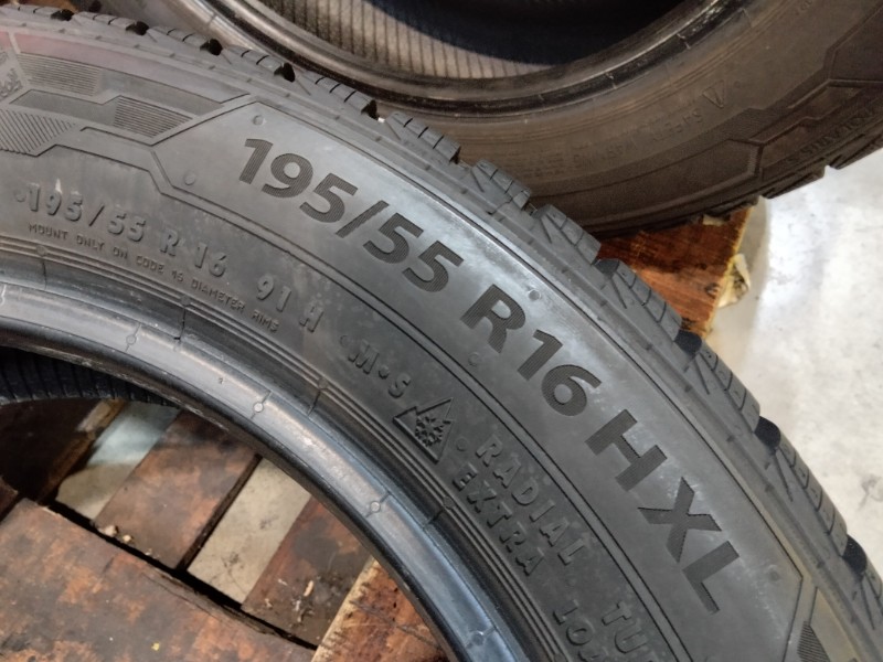 4 Gomme usate 195 55 16 Pneumatici Invernali BARUM 4 Gomme usate 195 55 16 Pneumatici Invernali BARUM