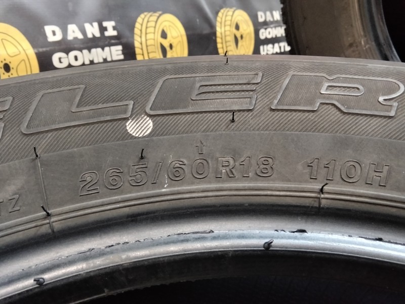 4 Gomme usate 265 60 18 Pneumatici 4 Stagioni BRIDGESTONE 4 Gomme usate 265 60 18 Pneumatici 4 Stagioni BRIDGESTONE