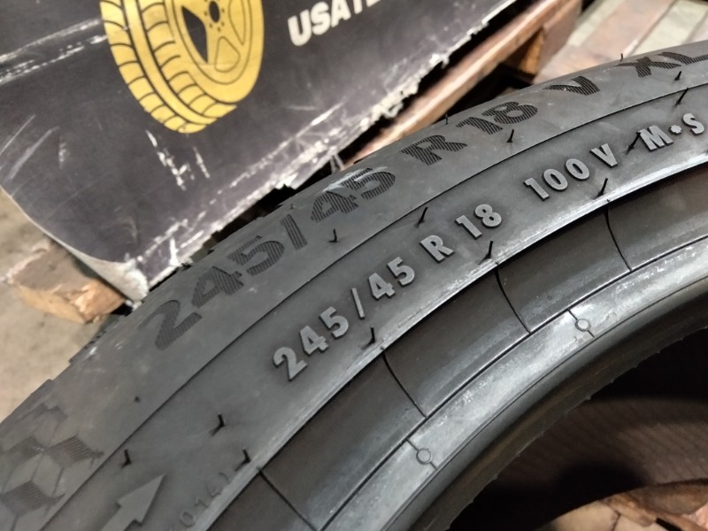 4 Gomme usate 245 45 18 Pneumatici Invernali CONTINENTAL 4 Gomme usate 245 45 18 Pneumatici Invernali CONTINENTAL