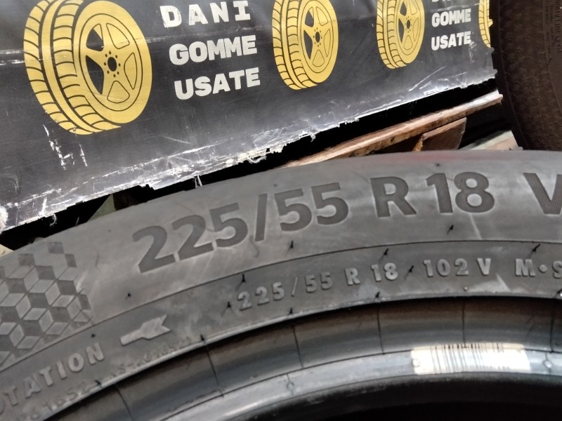 4 Gomme usate 225 55 18 Pneumatici Invernali CONTINENTAL 4 Gomme usate 225 55 18 Pneumatici Invernali CONTINENTAL
