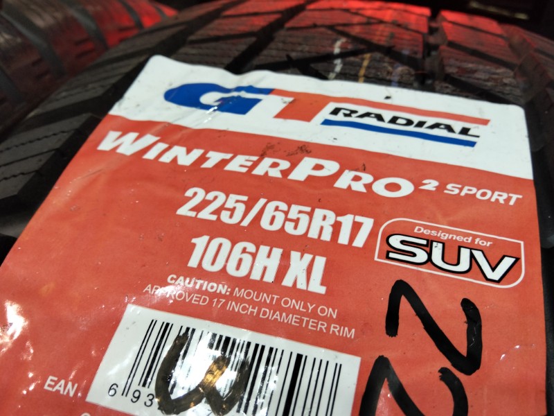 2 Gomme nuove 225 65 17 Pneumatici Invernali GT RADIAL 2 Gomme nuove 225 65 17 Pneumatici Invernali GT RADIAL