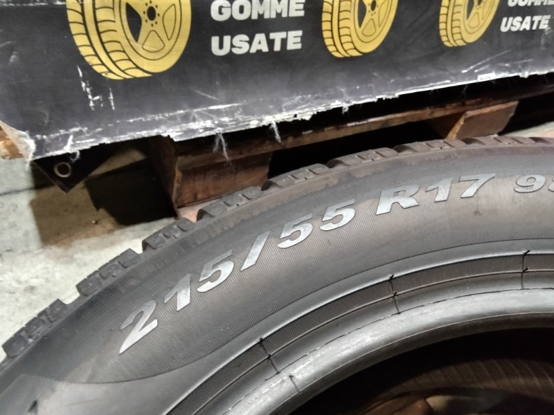 4 Gomme usate 215 55 17 Pneumatici Invernali PIRELLI 4 Gomme usate 215 55 17 Pneumatici Invernali PIRELLI